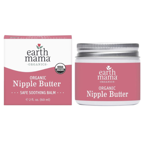 Amazon.com: Earth Mama Organic Nipple Butter - 2 fl oz - Lanolin-Free Nipple Cream - Safe, Soothing Balm for Breastfeeding - Postpartum Essentials for Nursing