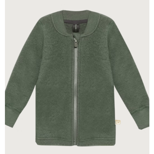 Baby merino wool fleece jacket in Forest green - $64.99 - Dilling