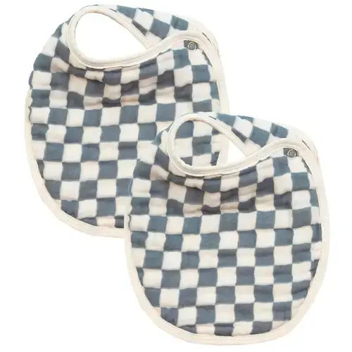 Cloud Muslin™ Bib 2 Pack - Miles/Cream