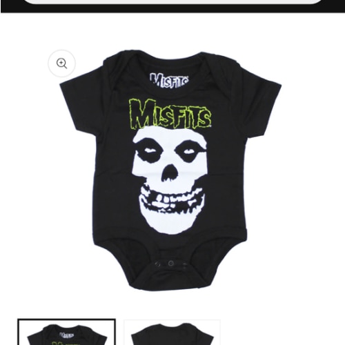 Skull & Logo Kids Baby Grow Bodysuit