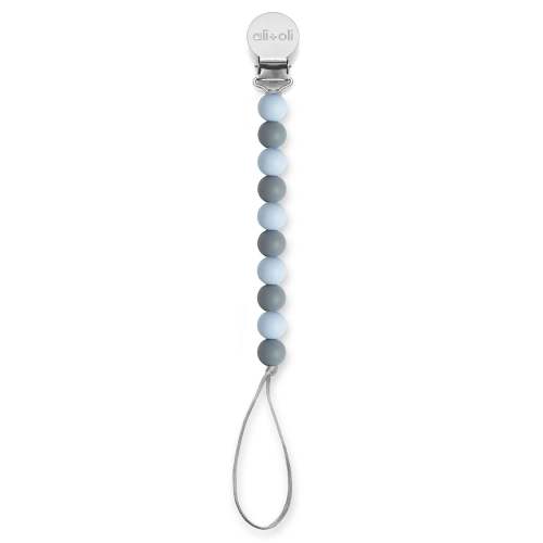 Ali+Oli Pacifier Clip Isa (Iron-Blue) – Madison Grace Home