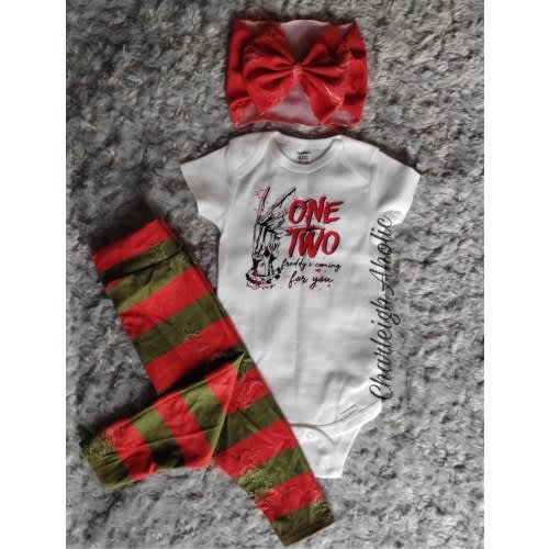 One two baby toddler kid outfit