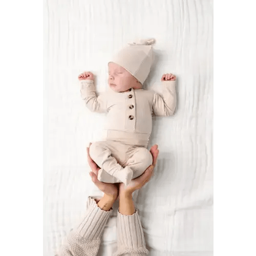 Cove Ribbed Top + Bottoms | 3-6 mos.