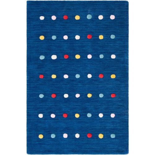 Safavieh Kids SFK804 Hand Loomed Indoor Accent Rug - Navy - 3'x5' - Safavieh