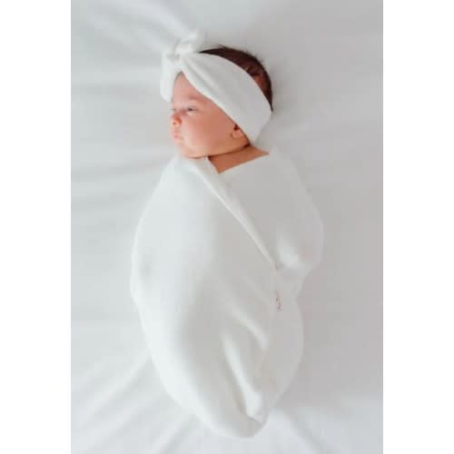 COCOON SWADDLE - Plush Perfection white