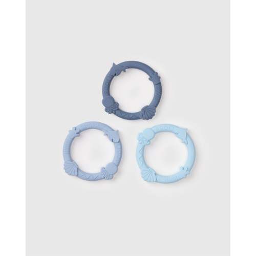 Wild Teether Ring Set - Blue Fog