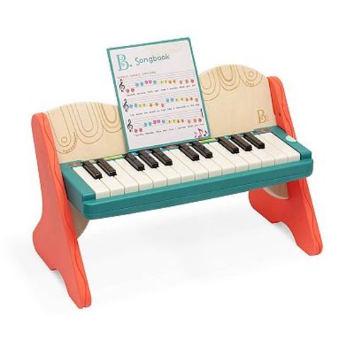 B. toys Mini Maestro Wooden Toy Piano with Songbook