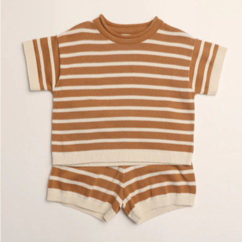 Quinlan Set in Apple Cinnamon Stripe