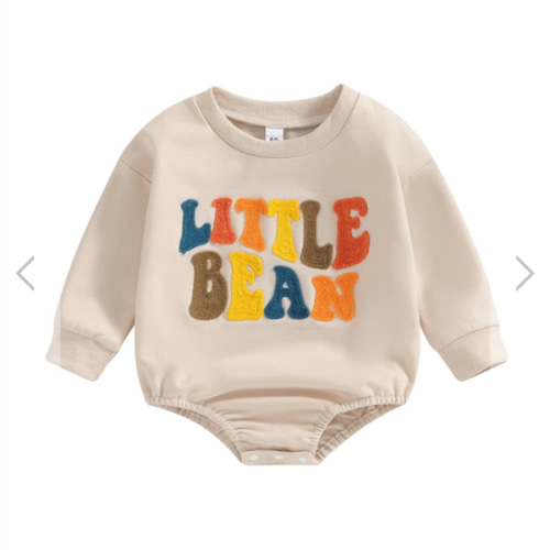 LITTLE BEAN Long-Sleeve Onesie - Hazel & Bo