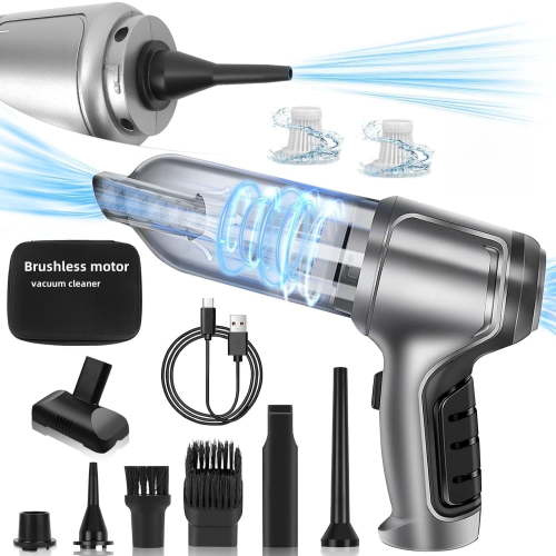 Wireless Handheld Car Vacuum Cleaner,Mini Car Vacuum Cleaner,15000Pa High Power Cordless Vacuum Cleaner,3 in 1 Portable Handheld Car Vacuum for Car,Office and Home