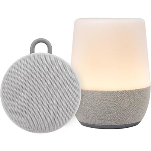 Yogasleep Duet White Noise & Hushh 2 Portable Sound Machine Bundle, 30 Natural Sounds, Bluetooth-Wireless Speaker for Travel, Sleep Aid & Noise Cancelling for Adults & Baby