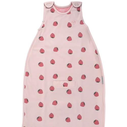 4 Season® Ultimate Baby Sleep Bag, Merino Wool & Organic Cotton, Strawberry