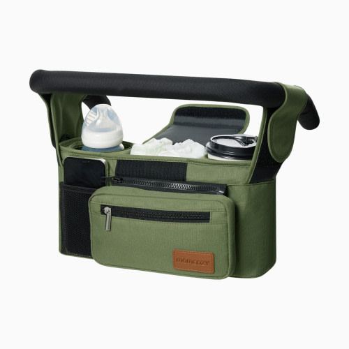 Momcozy Stroller Organizer - Dark Green