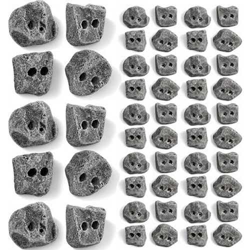 50 Large Screw On Rock Climbing Holds for Rock Wall Grips Made in USA