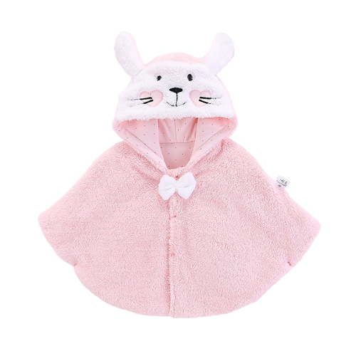 IWRICH Baby Wear Hoodie Cape Poncho Coat Spring Autumn Winter Car Seat Jacket Outwear Pink 100