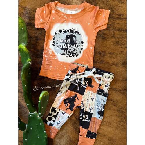 Cowboy baby set