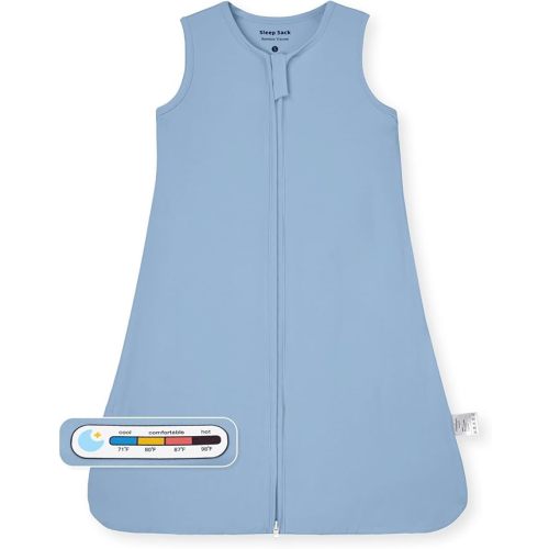 Viscose Made From Bamboo Baby Sleep Sack 0.5 TOG Wearable Blanket, Super Soft Sleeping Bag for Babies