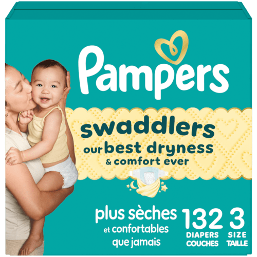 Swaddlers Diapers, Size 3, 132 Count
