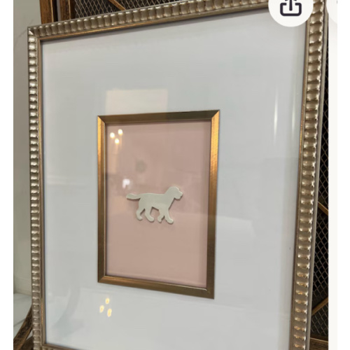 Framed Art- Labrador- Nursery Decor- Home Decor
