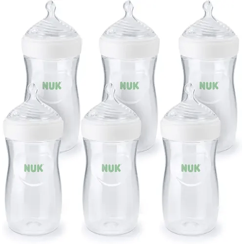NUK Simply Natural Baby Bottle with SafeTemp