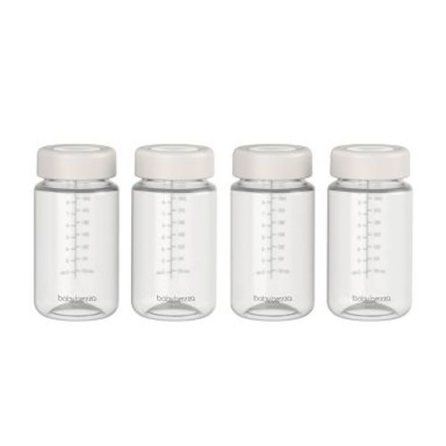 Baby Brezza Breast Milk Storage Bottles compatible with Portable Coolers - 4ct