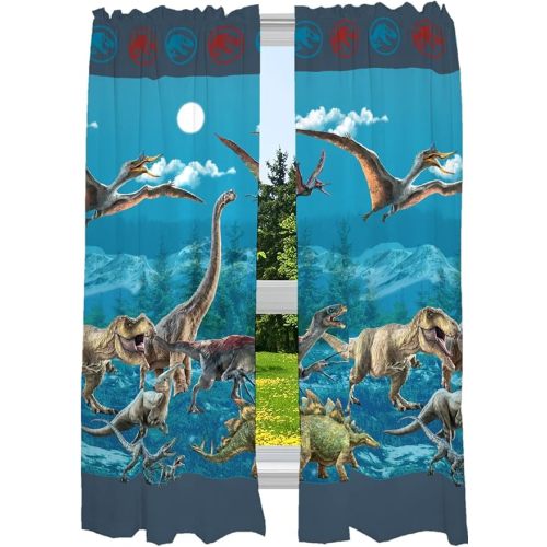 Pokémon Gamer Kids Room Window Curtain Panels Drapes Set, 82 in x 63 in, (Officially Licensed Product) by Franco