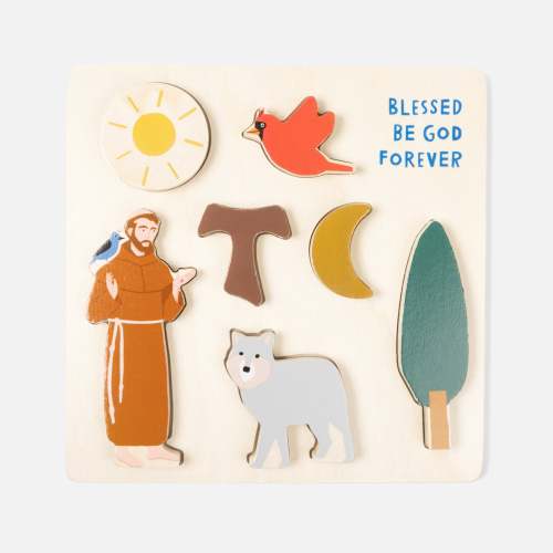 St. Francis Wooden Puzzle | Be A Heart