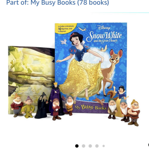 Disney Snow White My Busy Books - Storybook, 10 figurines, playmat