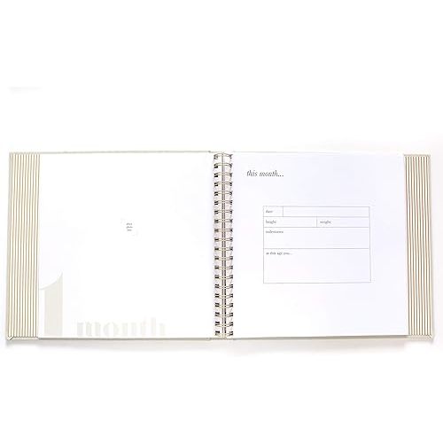 The Baby Memory Book: Beautiful Modern Baby Book and Scrapbook for Baby's First Years to Track Special Moments, Milestones and Growth from Pregnancy to First 5 Years Hardcover – December 7, 2020