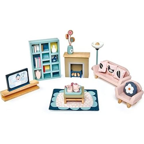 Tender Leaf Toys - Dovetail Dollhouse Accessories - Detailed Wooden Furniture Sets and Room Decor - Encourage Creative and Imaginative Fun Play for Children - Age 3+