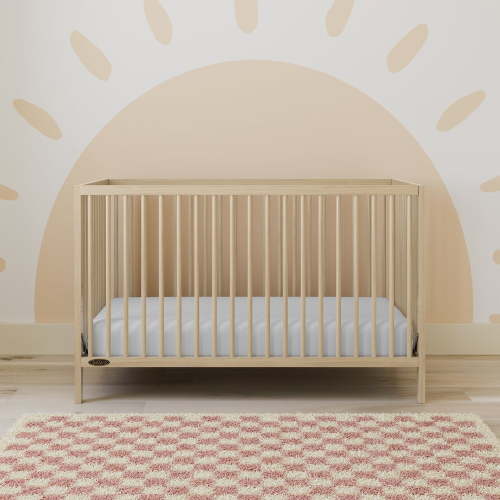 Graco Teddi 5-in-1 Convertible Baby Crib, Driftwood