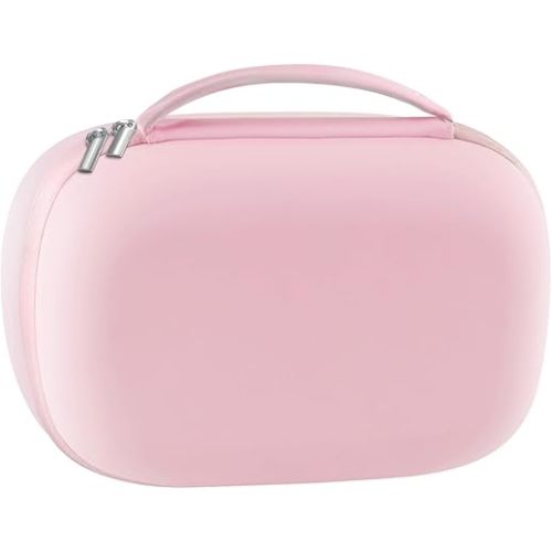 Gowing Wearable Breast Pumps Carrying Case, Hard Shell Case with Removable Tray, Watertight Breast Pump Storage Bag Compatible with Most of Wearable Breast Pumps, Holds 2 Pumps, Pink