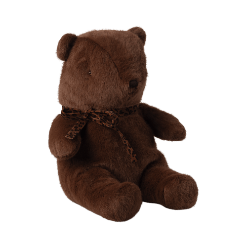 Teddy bear plush, Medium - Dark chocolate