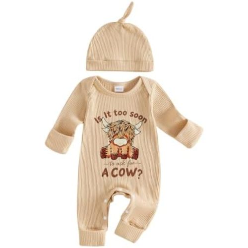 Newborn Western Baby Boy Clothes Is It Too Soon to Ask for A Cow Romper