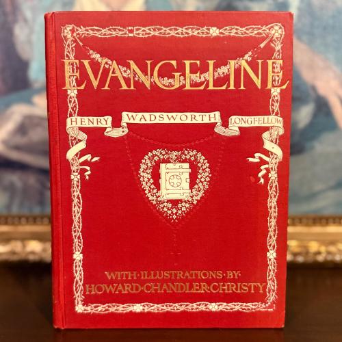 1905 Evangeline Book by Longfellow, Illustrated by Christy