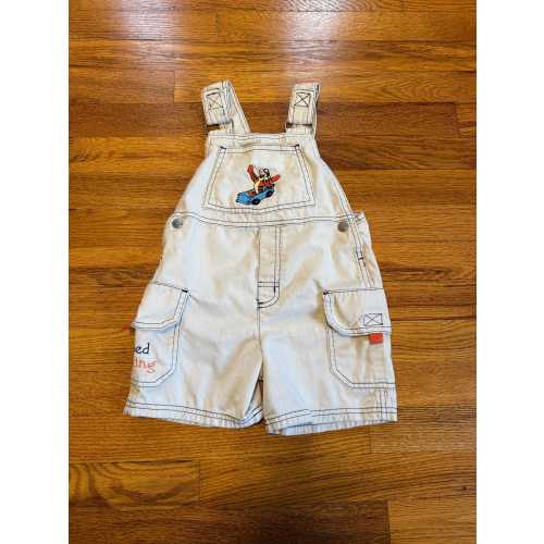 Vintage 90s Disney Tigger Overalls, Baby Size 2T