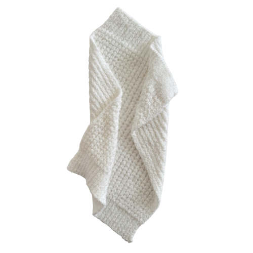 Phufy® Bliss Waffle Mini Blanket, White