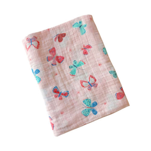 Whimsical Butterflies / Muslin Swaddle