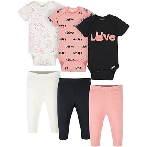 Onesies Brand Unisex Baby 3 Outfit Bundle Mix Match Newborn to 12m Pants Set