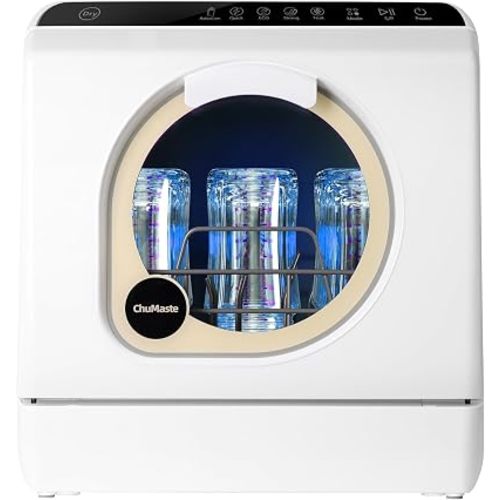 Countertop Dishwasher, Countertop Dishwasher With Water Tank, Dryer, Upper and Lower double spray arms, 360-degree cleaning. Lavaplatos can also be connected to faucets.