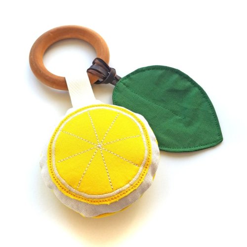 LEMON Baby Teether Bright Montessori Sensory Busy Toy for - Etsy