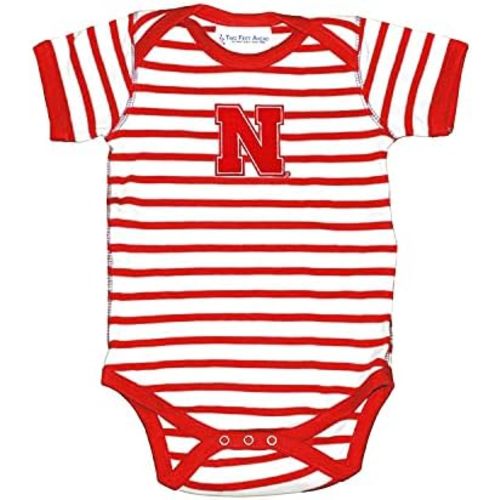 Two Feet Ahead Striped Baby Bodysuit Creeper Baby Boy Clothes for Newborn infants Sizes 0-3M 6M 12M