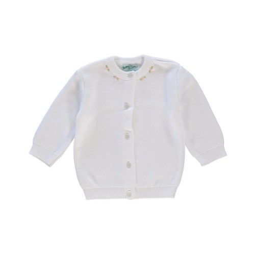 Julius Berger Rosebud Neckline Cardigan Sweater - Spoiled Sweet Bouti - Spoiled Sweet Boutique