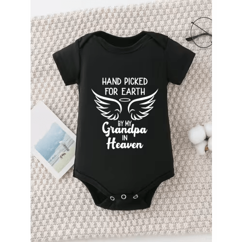 onesie angel wings short sleeve snap - Temu