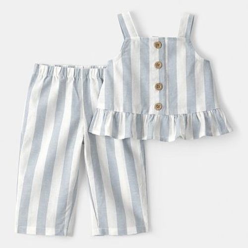 Baby Girl Carter's 2-Piece Sleeveless Top & Pants Set