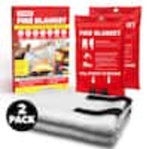Klear Concepts Fire Blanket 2 PACK 40X40 911413