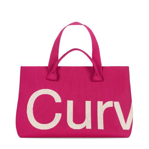 Curves | Curves Knit Tote (Raspberry)