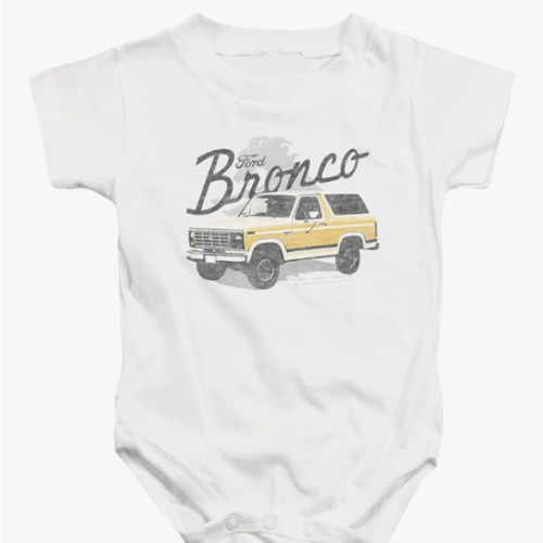 Popfunk Ford Bronco Yellow Unisex Infant Snap Suit for Baby