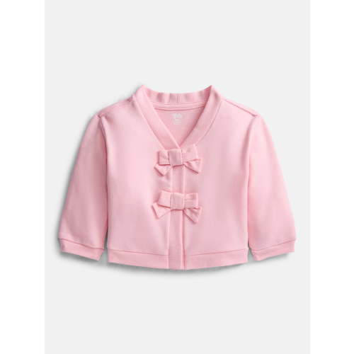 Wonder Nation Baby Girls' Bow Front Cardigan Sweater, Sizes 0M-24M