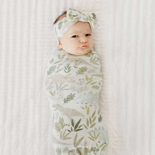 Knit Swaddle Blanket - Rex